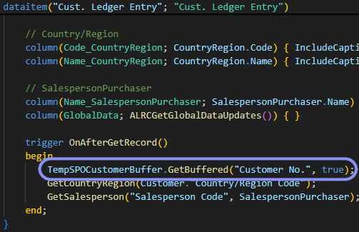 ALRC: Create foreign key buffer table